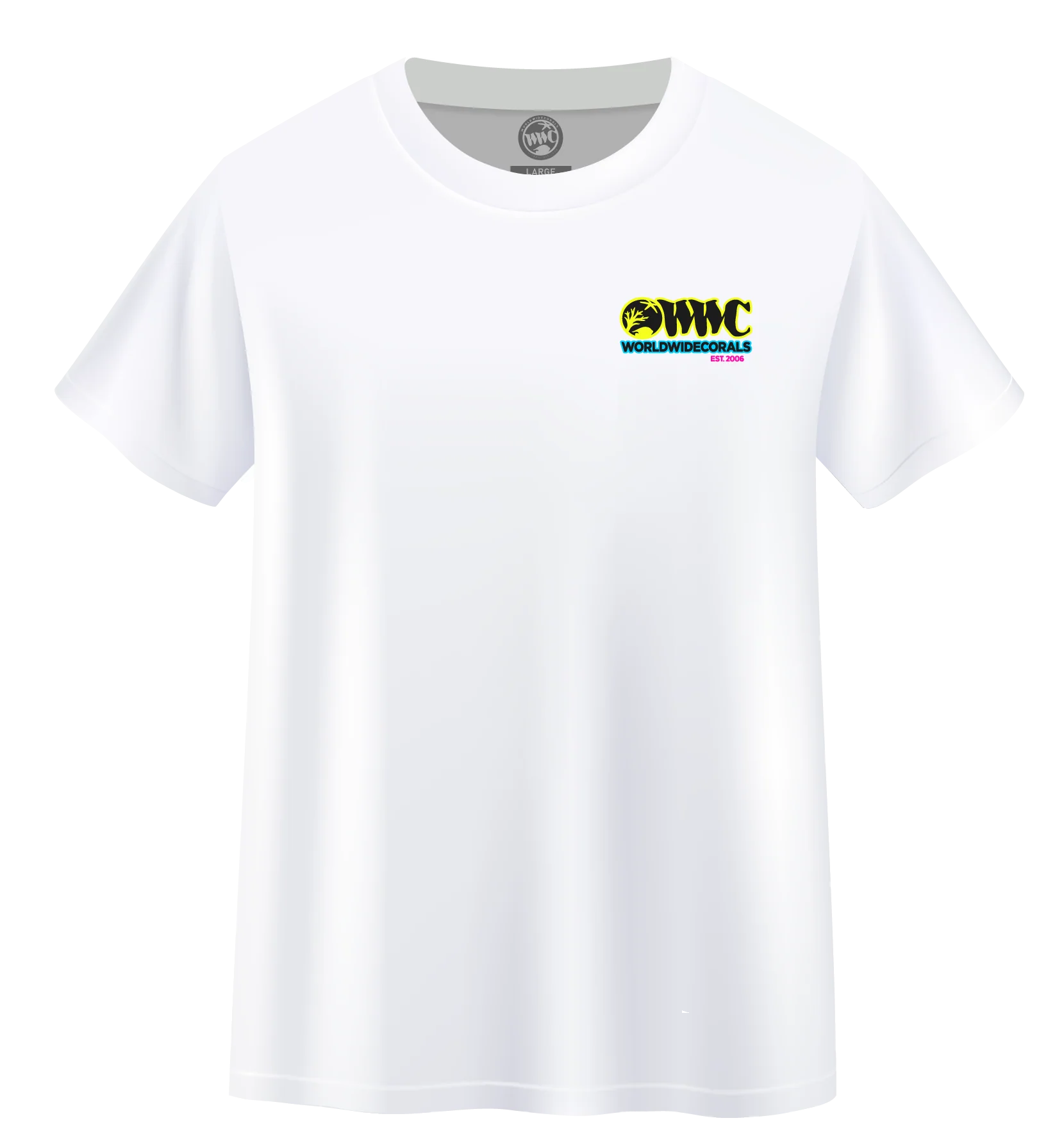 WWC Neon Seal T-Shirt White - Image 2